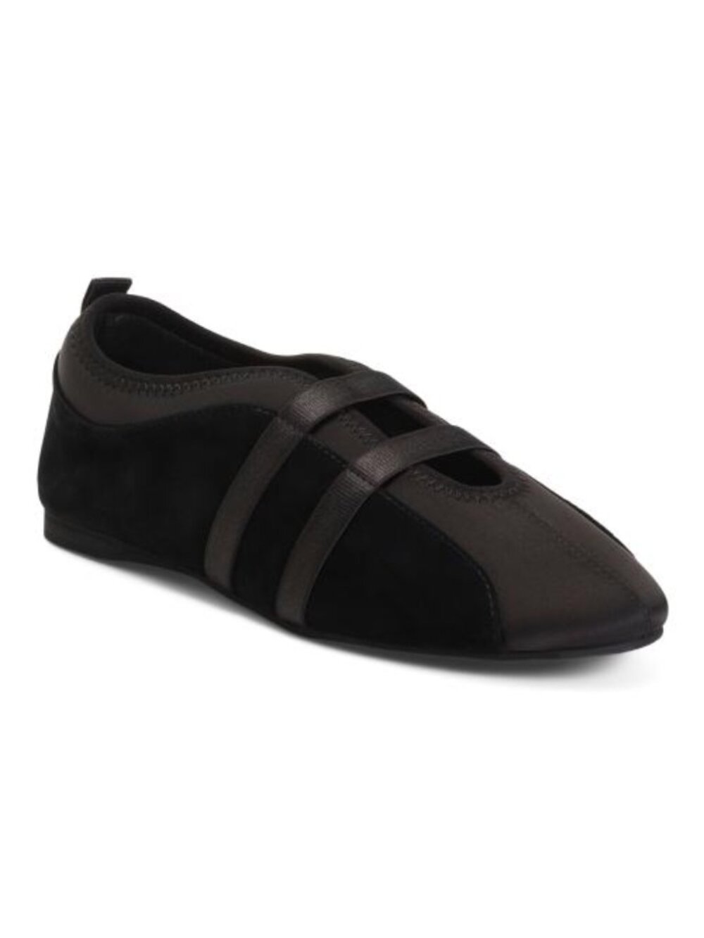 INTENTIONALLY BLANK Suede Sporty Slip On Ballet Sneakers